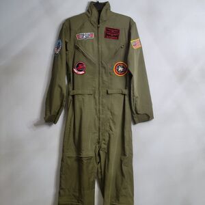 Top Gun Flight Suit Costume by Leg Avenue Goose Adult S/M Cosplay Halloween